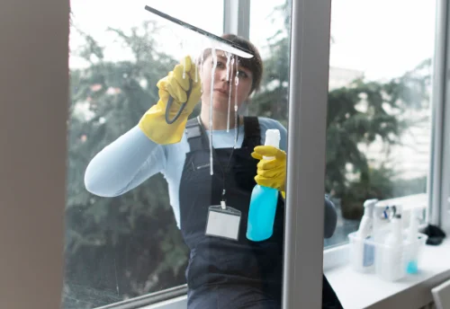 Nettoyage de vitres intérieures et extérieures à Cherveux